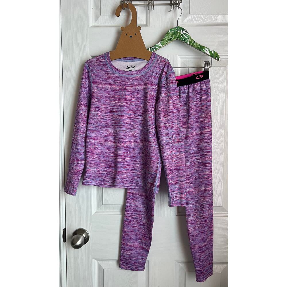 Champion C9 Girls Purple Space Dye Set sz M